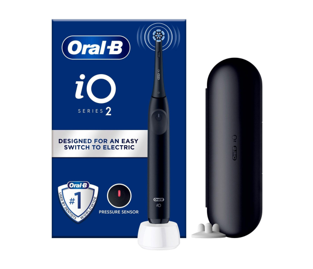 Oral-B Szczoteczka magnetyczna iO2 (czarna, z etui) - 1366983 - zdjęcie